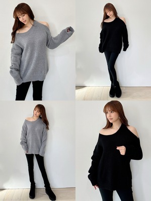 2way ショルダー Knit ￥6,300+tax