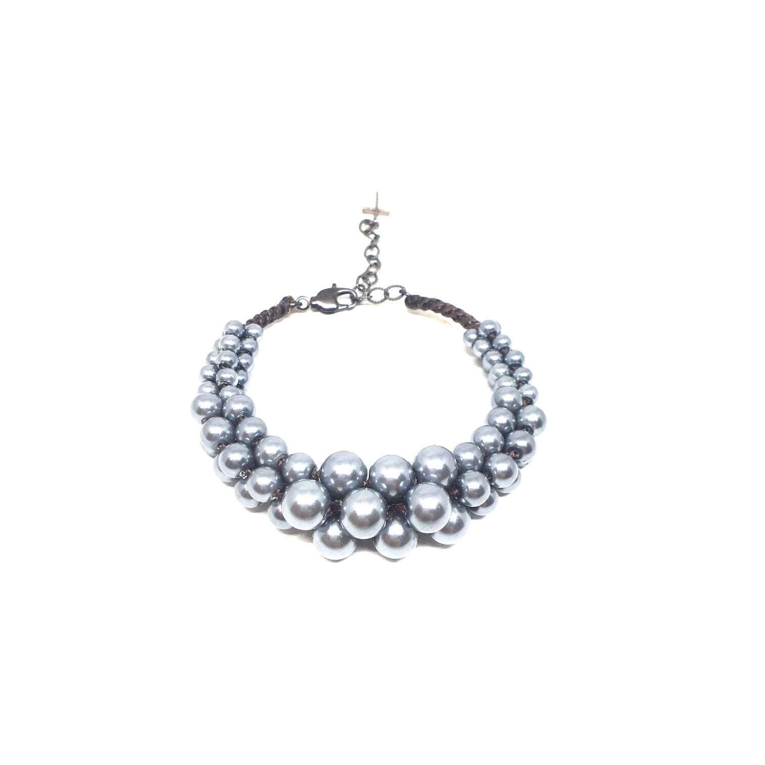gunda BUBBLE BRACELET/Ash/B [バブル ブレスレット/アッシュ/B アジャスタータイプ] gunda