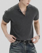 Sculpt Fit Rib Knit Polo（80％/30％）