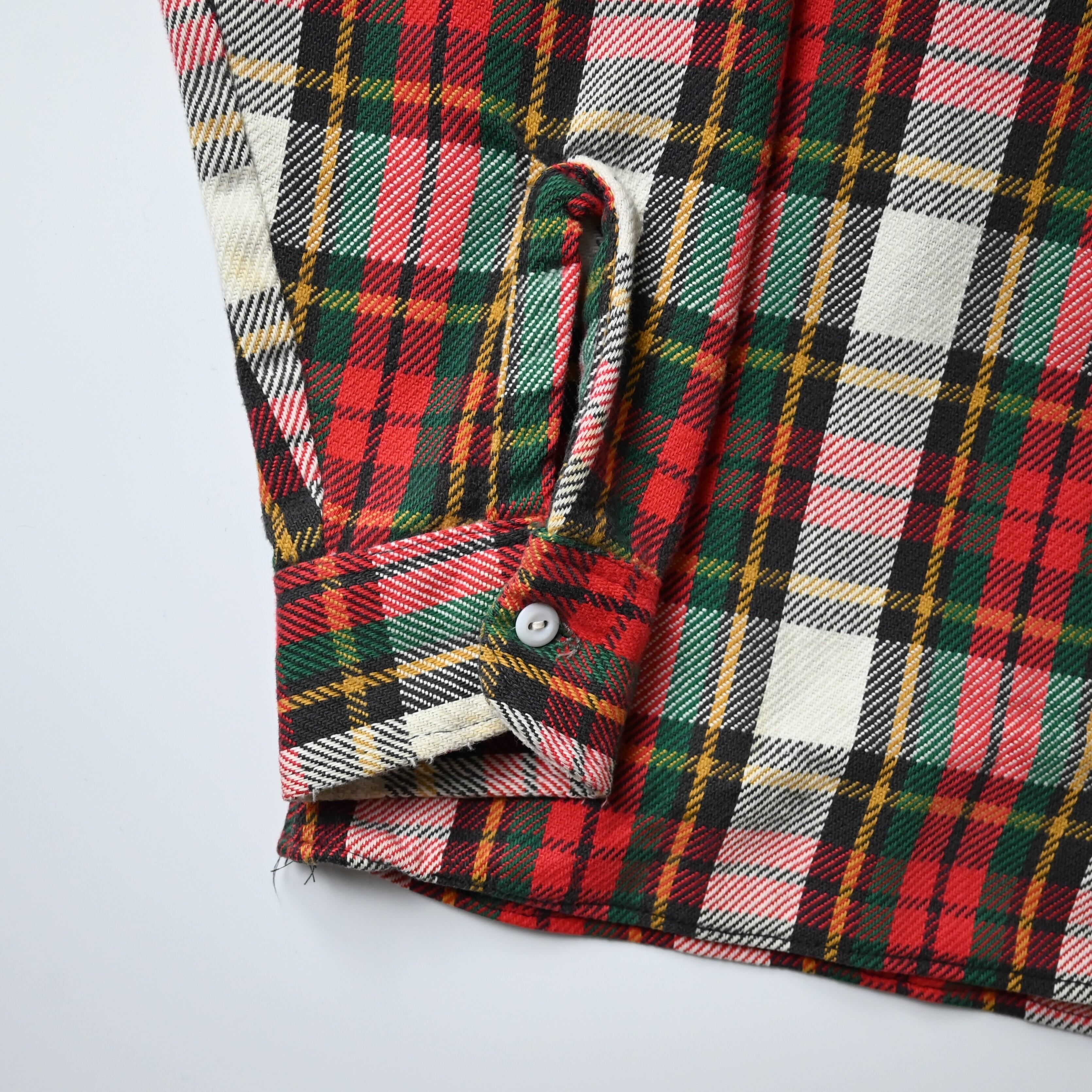 70's BIGMAC vintage M Ctton Flannel Check Shirt | GANKO