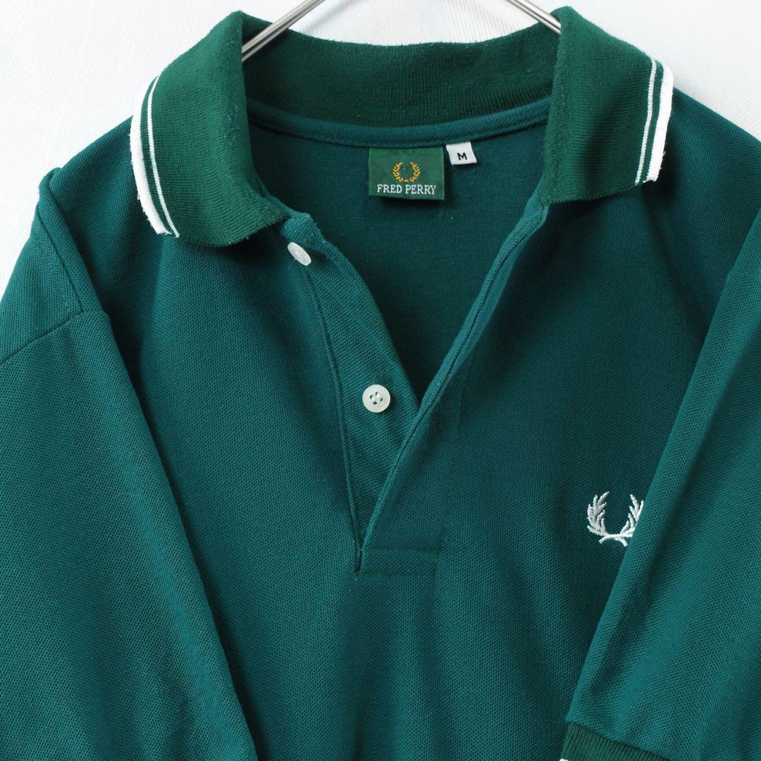 Fred Perry フレッドペリー ポロシャツ 刺繍ロゴ ヴィンテージ 人気