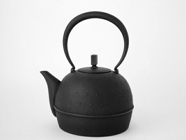 大きい鉄瓶　やかん　工芸品　美術　鋳物 高岡銅器 鉄瓶 | 砂鉄 鉄砲口形 | 素文 | 般若鋳造所