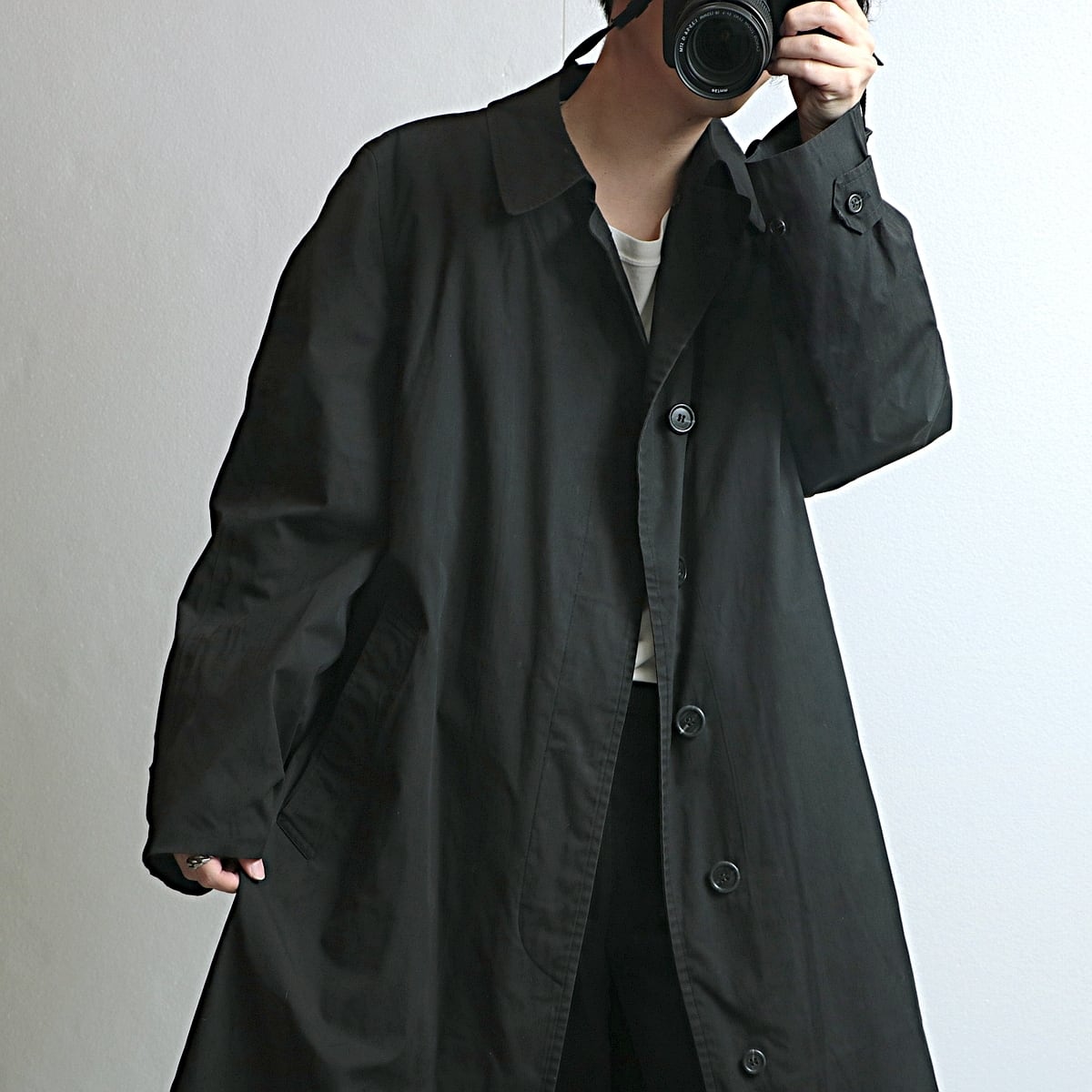 60-70s vintage LONDON FOG ロンドンフォグ バルカマーン ステンカラー ライナー付 コート 古着 used