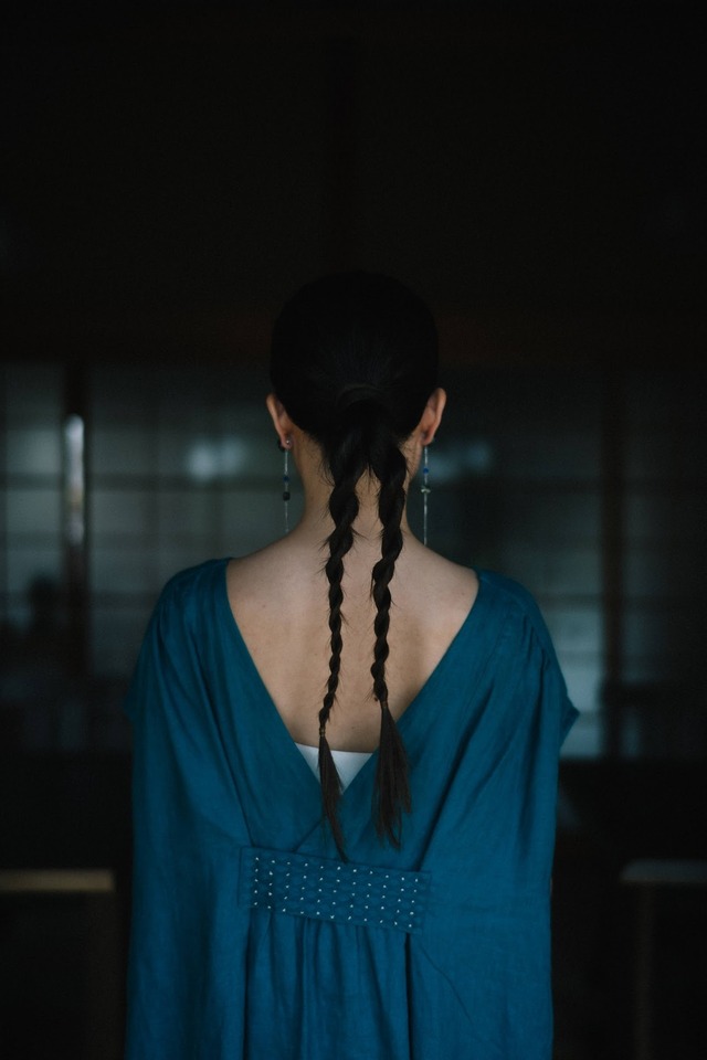 春分ドレス（玉留め刺繍いり）