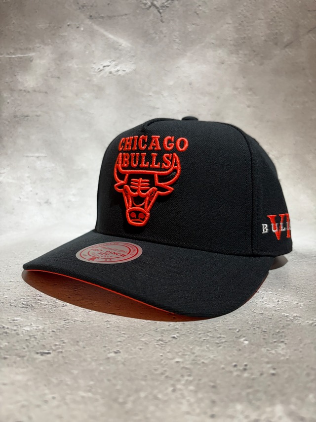 Mitchell＆Ness/ミッチェルアンドネス NBA シカゴ・ブルズ キャップ ブラック