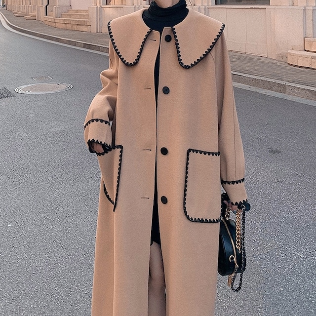 ウェーブステッチコート　H331