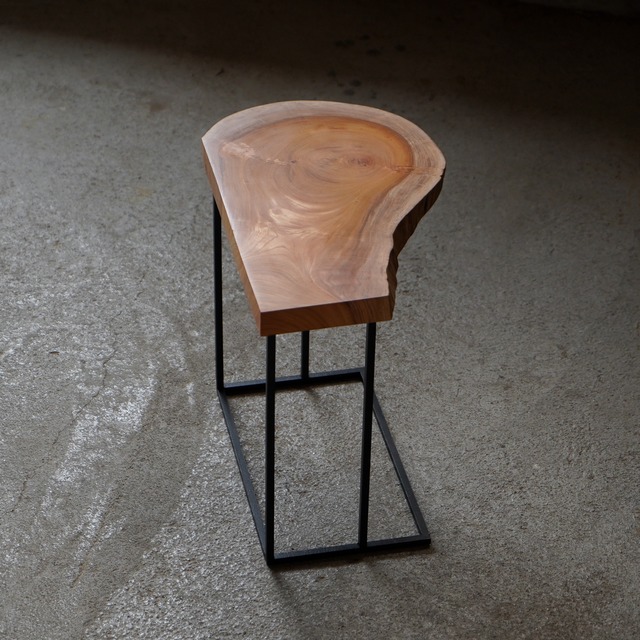 欅の輪切り サイドテーブル