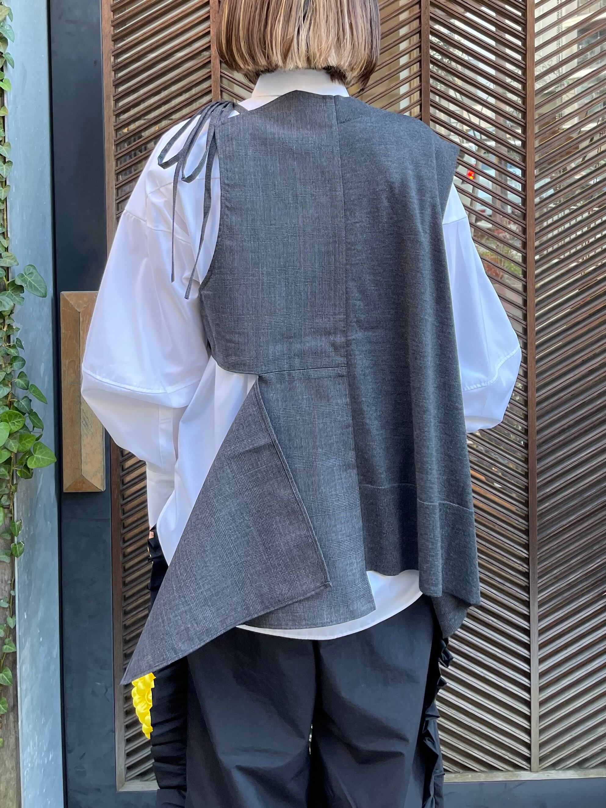 23AW】ENFOLD エンフォルド / WOVEN×KNIT VEST | TRENTオンライン 