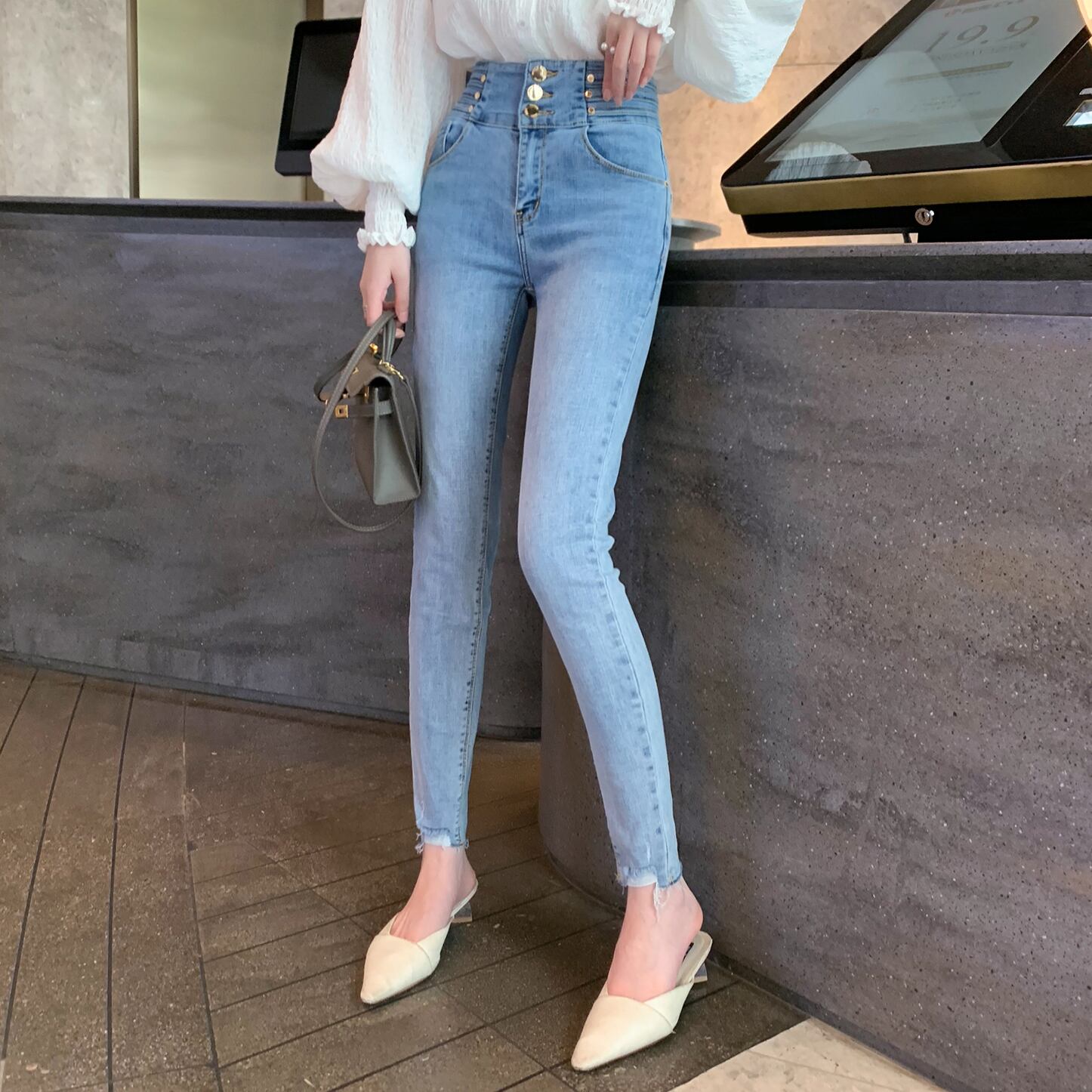 ウェストパンツ スプリングサマースタイルカジュアル レッド 春物 夏物 6Du_Shop_Women61976603359