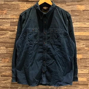 RRL INDIGO CORDUROY WORK SHIRT