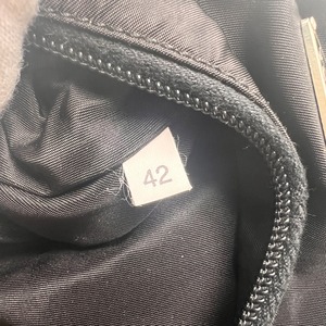 PRADA プラダ 三角ロゴ ナイロン ハンドバッグ 黒 A-14110