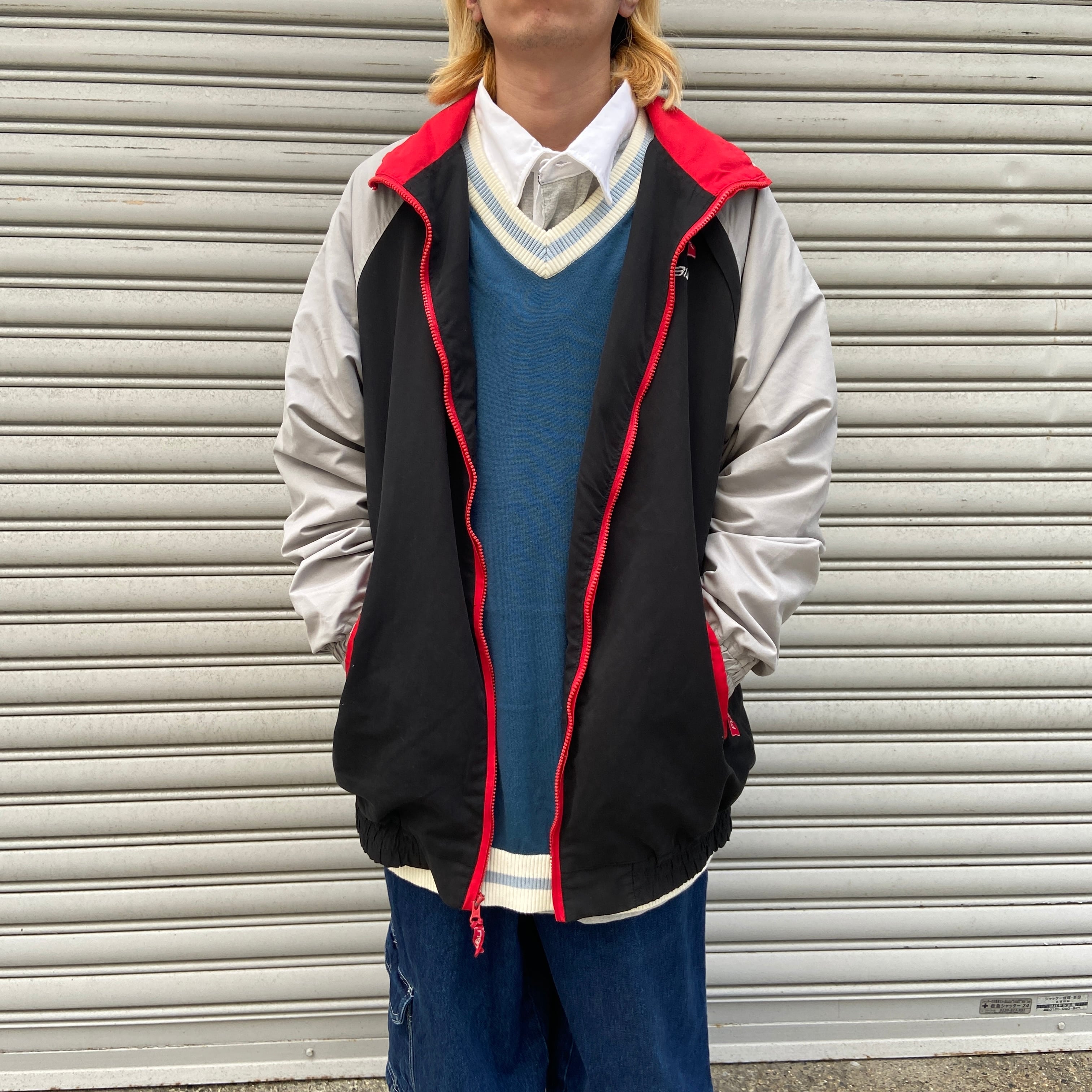 『送料無料』FUBU フブ 90s ナイロンジャケット ラグラン 切替配色 L | 古着屋 Uan powered by BASE