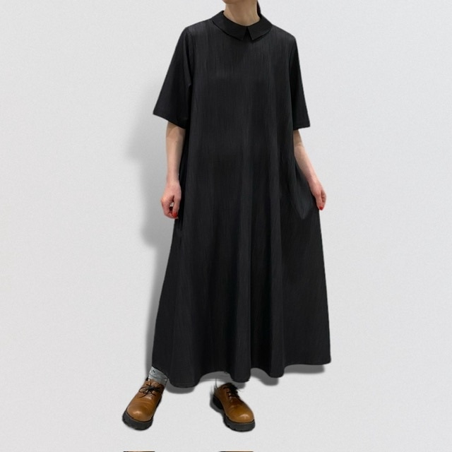KELEN 【CRAN】CHAMBRAY SHIRT COLLAR DRESS