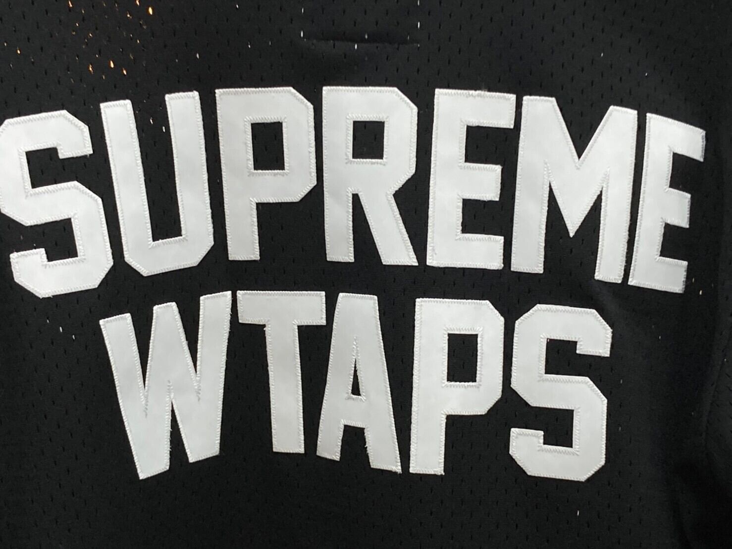 Supreme × WTAPS × MITCHELL＆NESS HOCKEY JERSEY BLACK SMALL 086071 