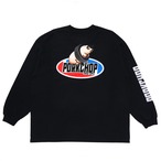 P 2nd OVAL L/S TEE /BLACK