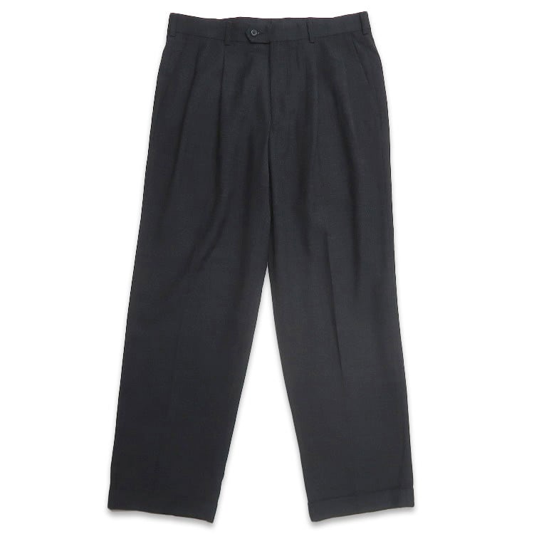 90’s USA製 DOCKERS ツータックワイドパンツ W34L30 古着 DOCKERS ドッカーズ ツータック リネンパンツ スラックス