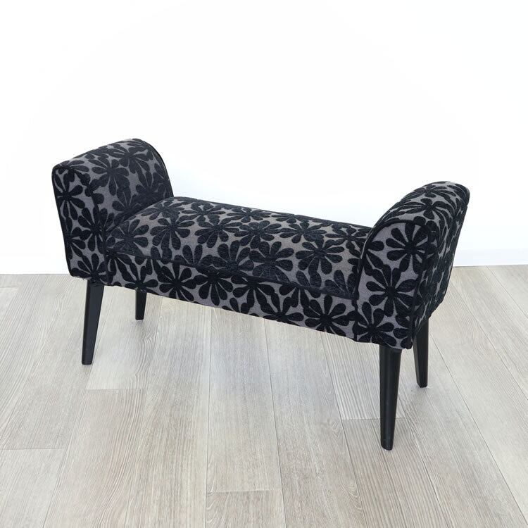 スツール モダンテイスト ベンチ 椅子 腰掛け おしゃれ ファブリック 花柄 スツール モダンテイスト ベンチ 椅子 腰掛け おしゃれ ファブリック 花柄