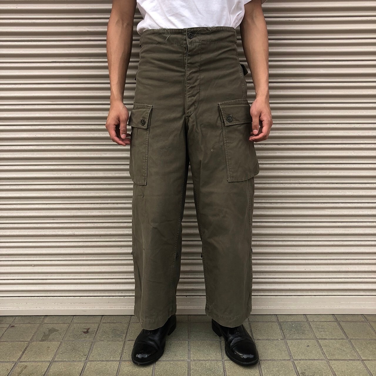 70s オランダ軍 実物 Dutch Army 肉厚 ダブルフェイス フィールド 