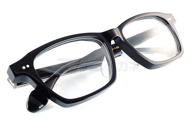 杉本 圭 メガネ KS-183 COL.1 スクエア 芯張り クラシカル 眼鏡 THEDGE スギモトケイ 鯖江 日本製 正規品-4枚目