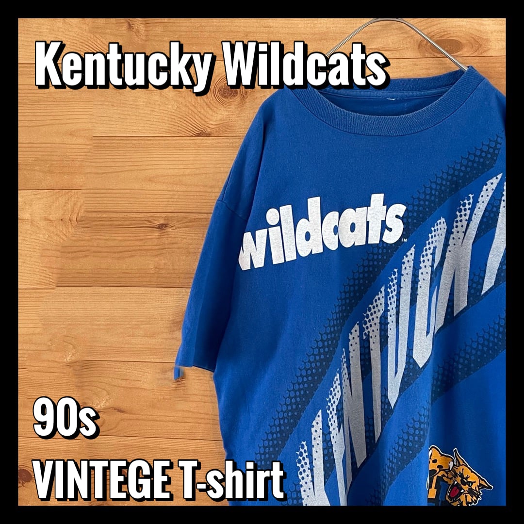 Kentucky Wildcats】90s ビックプリント ワイルドキャッツ バスケ T ...