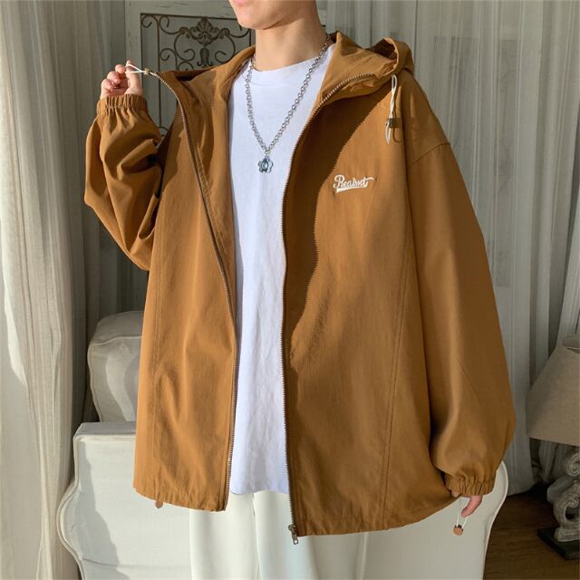 【予約販売】 マウンテンパーカー ジャケット ブルゾン アウター ショート丈 ブラック ブルー オフホワイト ブラウン メンズ 防寒 お洒落 カジュアル ストリート 韓国 秋冬 大きいサイズ S/M/L/XL