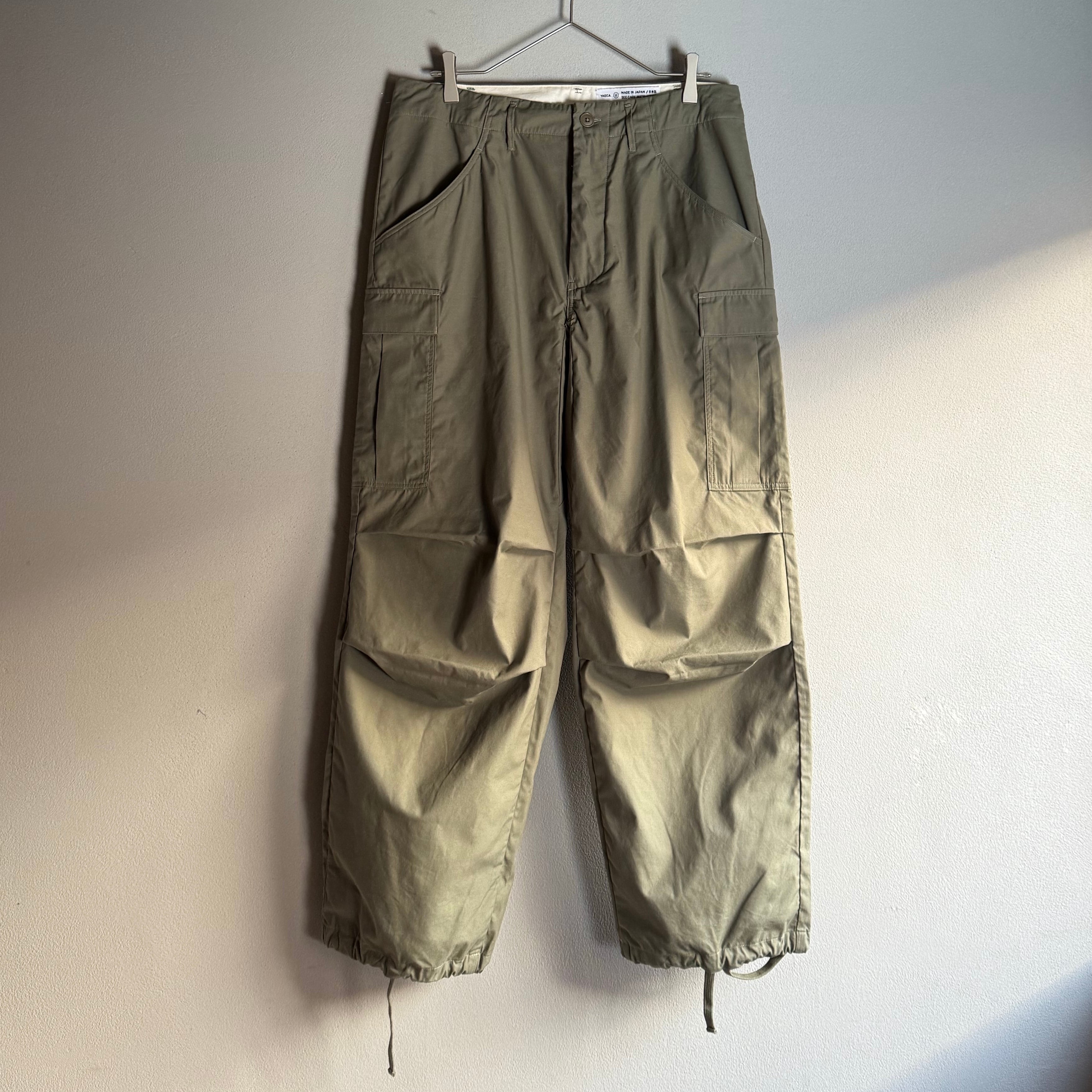 YAECA / ヤエカ FATIGUE PANTS/ ファティーグパンツ OLIVE #21052601