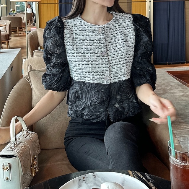 Rose tweed Jacket