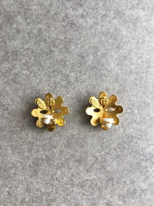 CHANEL シャネル イヤリング ゴールド ココマーク フラワー vintage ヴィンテージ オールド a6pmtj
