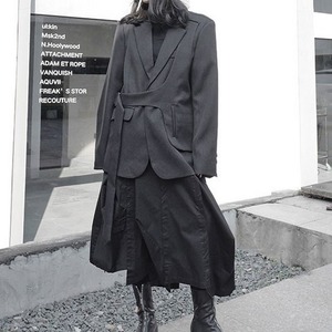 asymmetric niche design jacket（アシンメトリーニッチデザインジャケット）-b1327