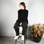 レディースstyle　INTÉRIM(インテリム)ヴァージンウール主体のブークレツイードシャツジャケット