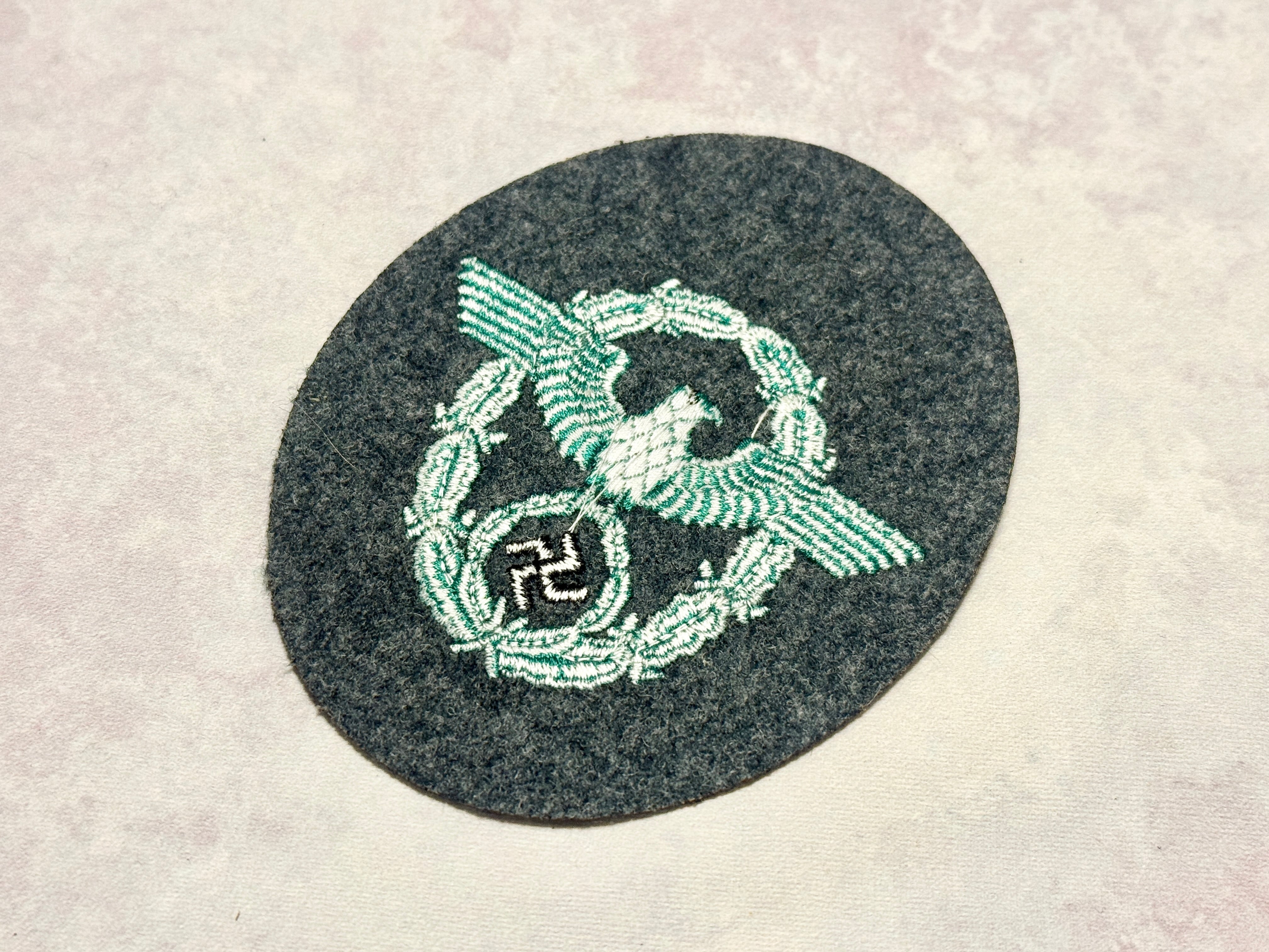 WWII ドイツ秩序警察（Ordnungspolizei）警察官用袖章Gendarmerie