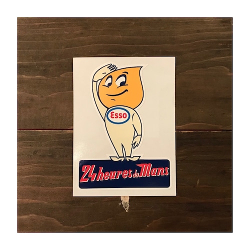 Esso / Esso Saluting Oil Drip Boy Le Mans 24 Hour Sticker  #133