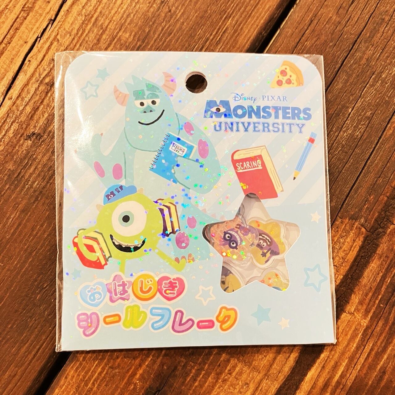 ディズニー ピクサー モンスターズユニバーシティ おはじきシールフレーク X07