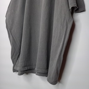 ギルダン　クルーネック　プリントTシャツ　半袖　グレー　2XL