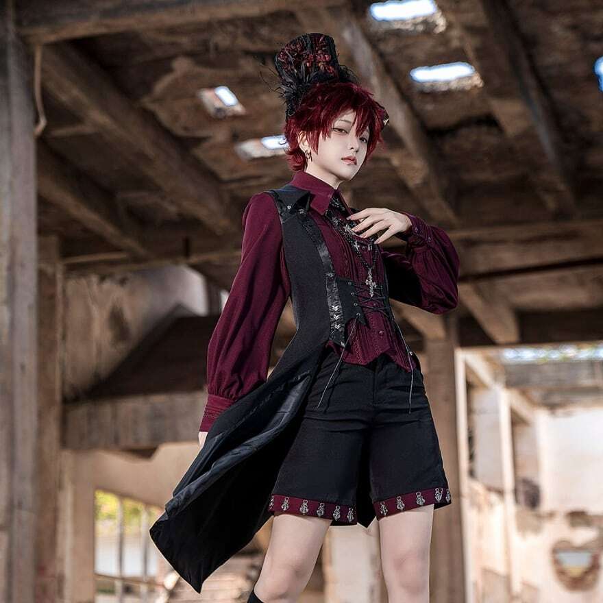 王子系 皇子系 Princess Chronicles Sサイズ ジレ ベスト メンズ