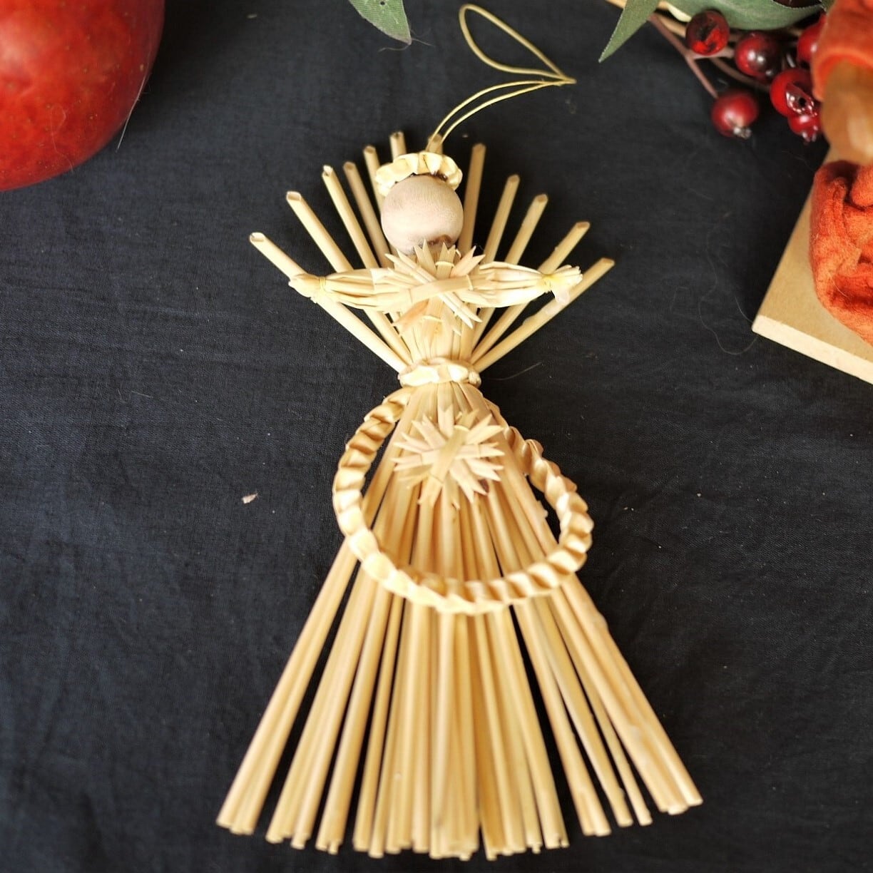 ストロー オーナメント 藁飾り 大天使