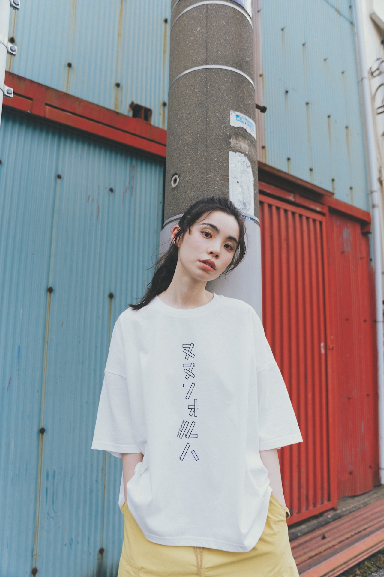 〈 nunu forme 24SS 〉 ヌヌフォルムカタカナT / Orange / Women's