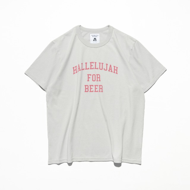TACOMA FUJI RECORDS＜タコマフジレコード＞HALLELUJAH FOR BEER Tee designed by Shuntaro Watanabe