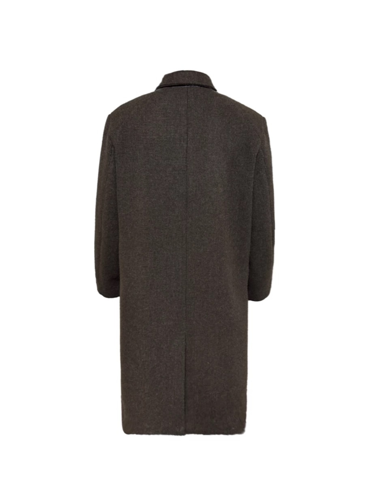 JCAESAR STUDIO Houndstooth Peaked Lapel Coat