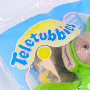 ☆DEADSTOCK / VINTAGE 1999☆【 Teletubbies ( テレタビーズ )】『 ディプシー 』 BURGER KING 限定ミールトイ カラビナぬいぐるみキーホルダー / プラッシュキーホルダー〚アメリカン雑貨 アメトイ〛