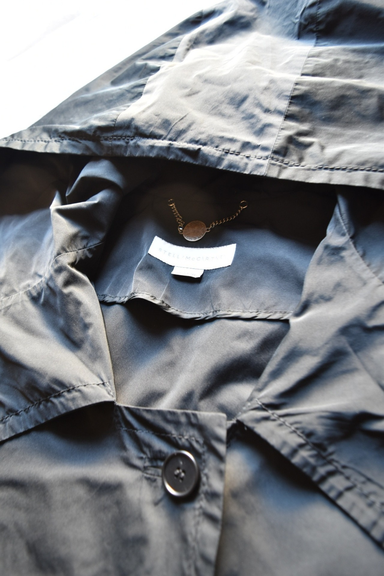 "Stella McCartney" 2007 Black nylon coat