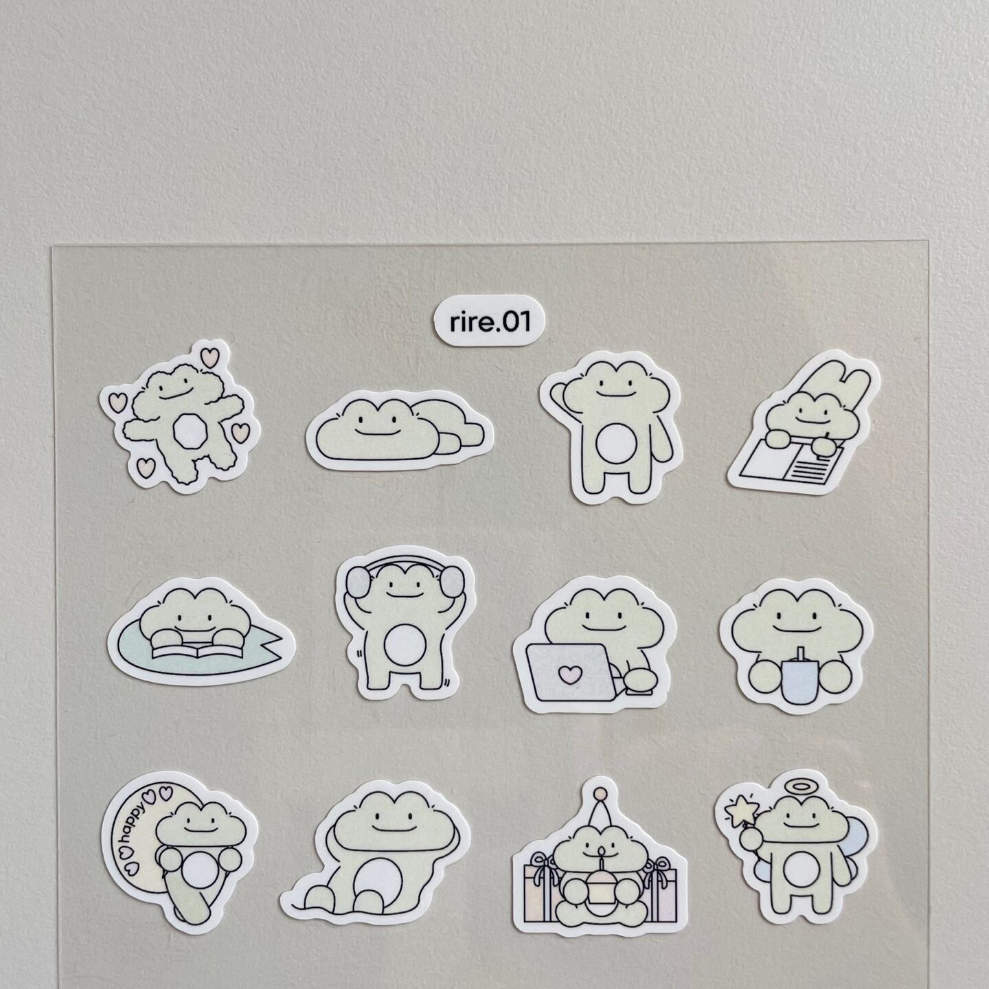 papeterie.atelier 〔rire 01 sticker〕