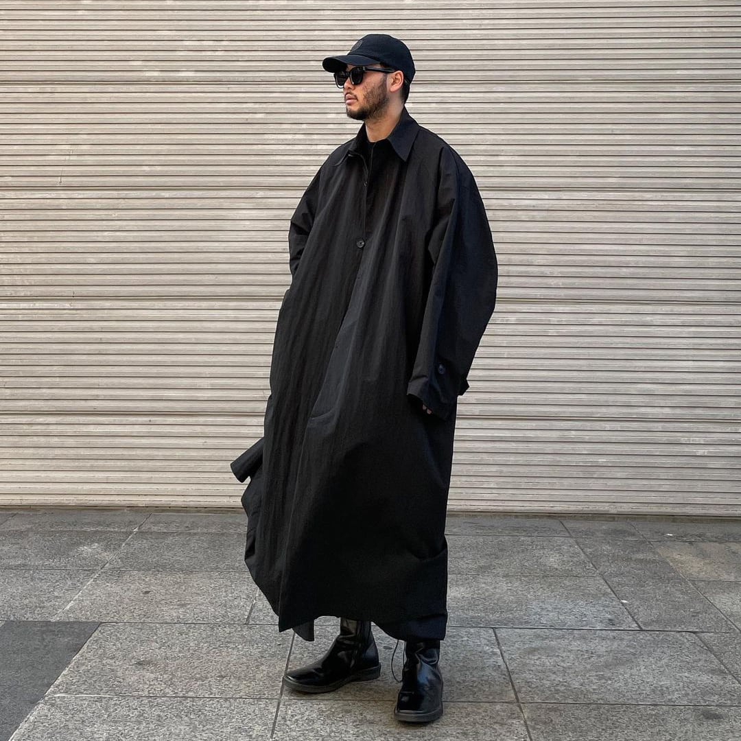 JIAOLANDI簡単おしゃれなロング丈トレンチコート | mblueshop