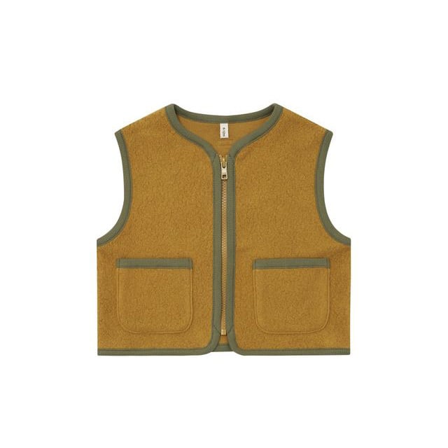 organic zoo / Bark Fleece Vest / 6-12M・1-2Y・2-3Y・3-4Y