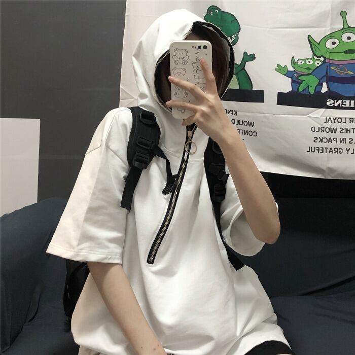 スタイルサマールーズフードプリントTシャツ シャツ 夏物 ケッペル82701305347