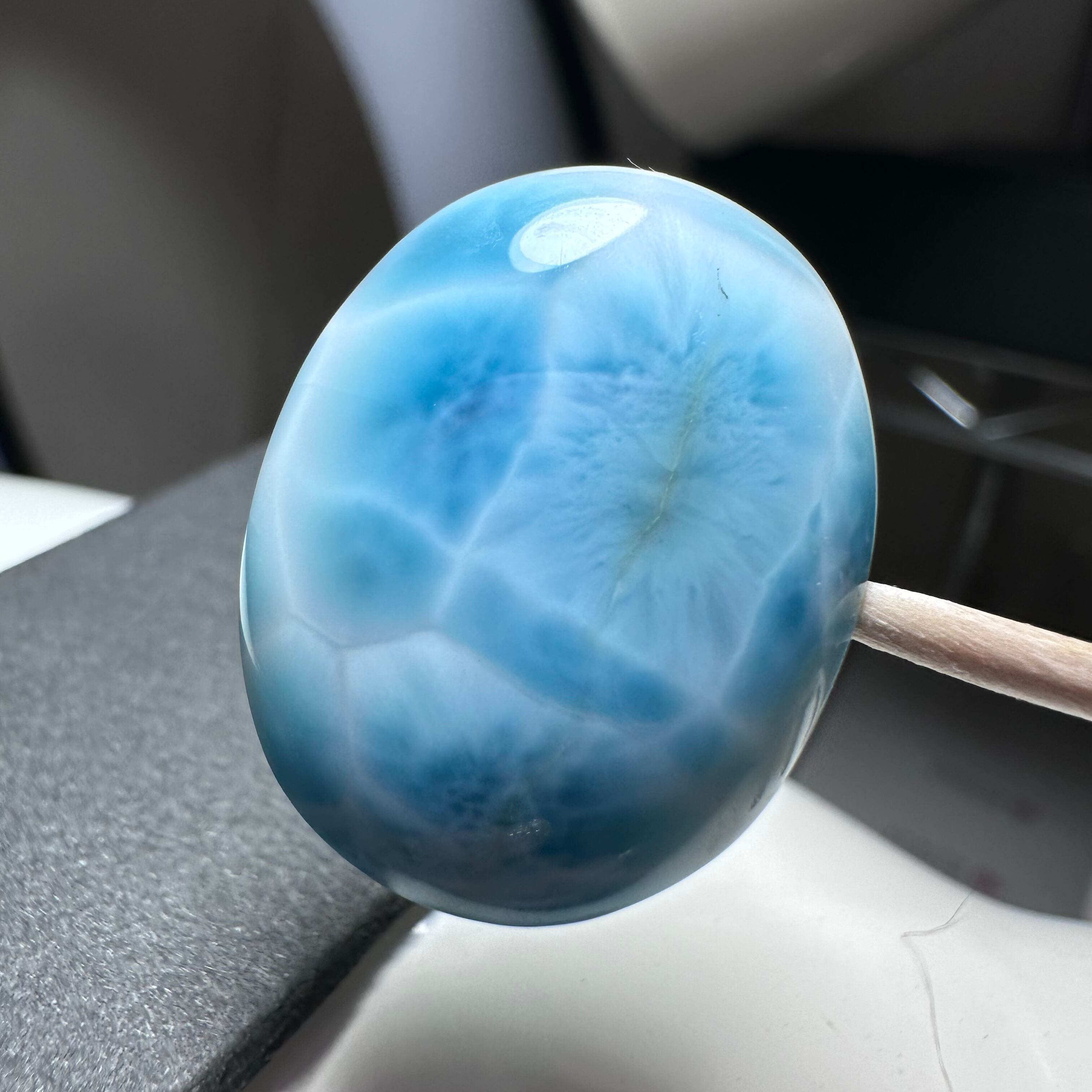 no.A43 ラリマー 貫通穴