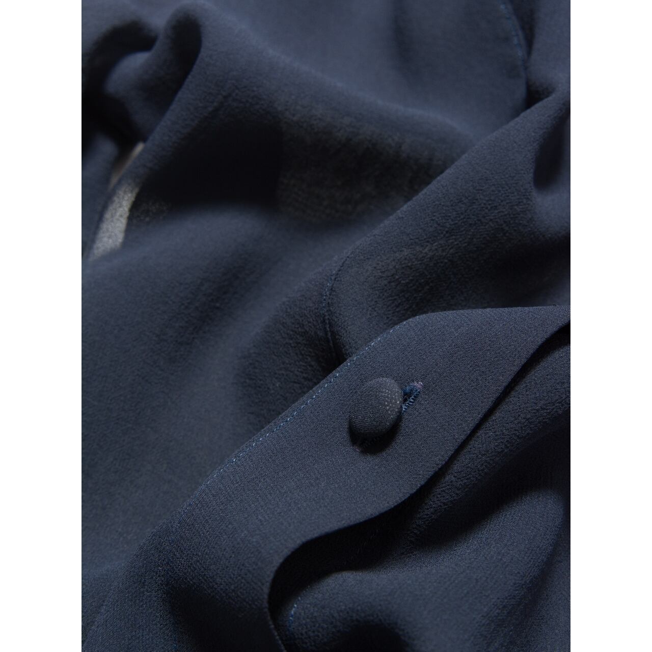 【Made in Italy】H/S chiffon blouse（イタリア製 半袖シフォンブラウス シャツ）4d