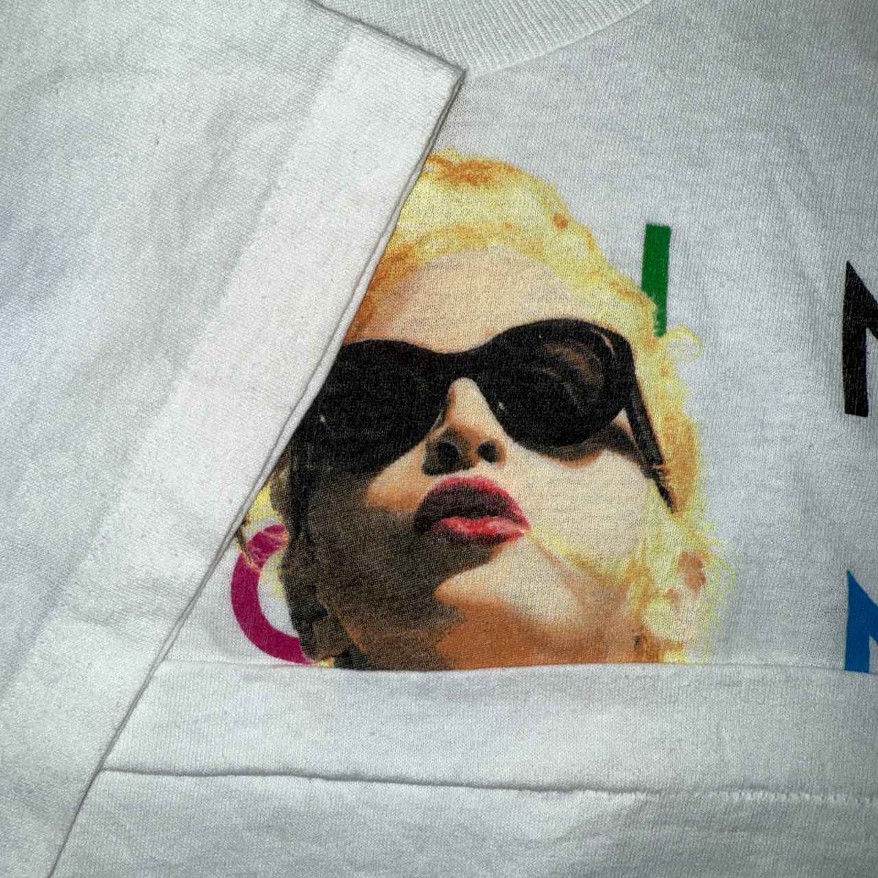【MADONNA】マドンナ MULTI COLOR Hanes Vintage Tシャツ XL