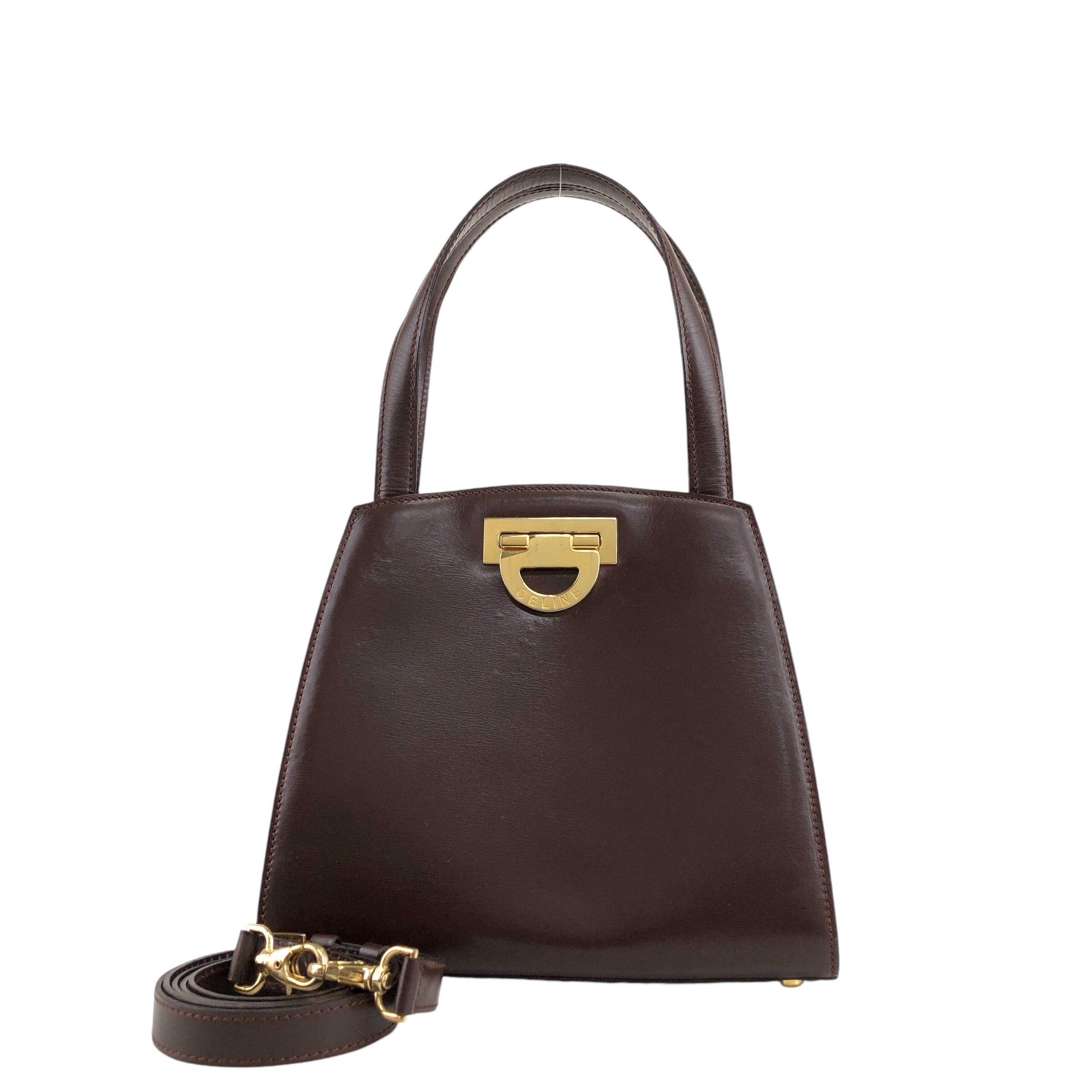 CELINE セリーヌ ショルダーバッグ ブラウン ホースビット