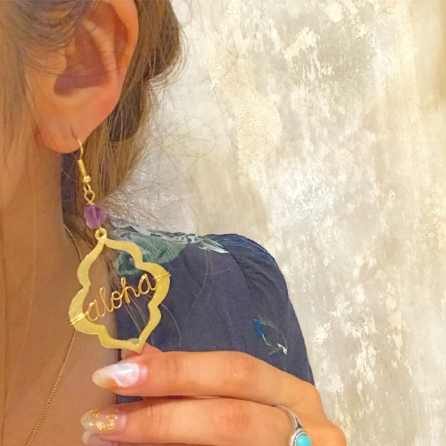 ☪︎silver925☽︎‪︎.*·̩͙‬ sun&moon チェーンピアス